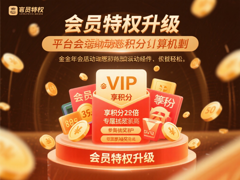 会员特权升级：平台会员等级越高，参与优惠活动的条件
