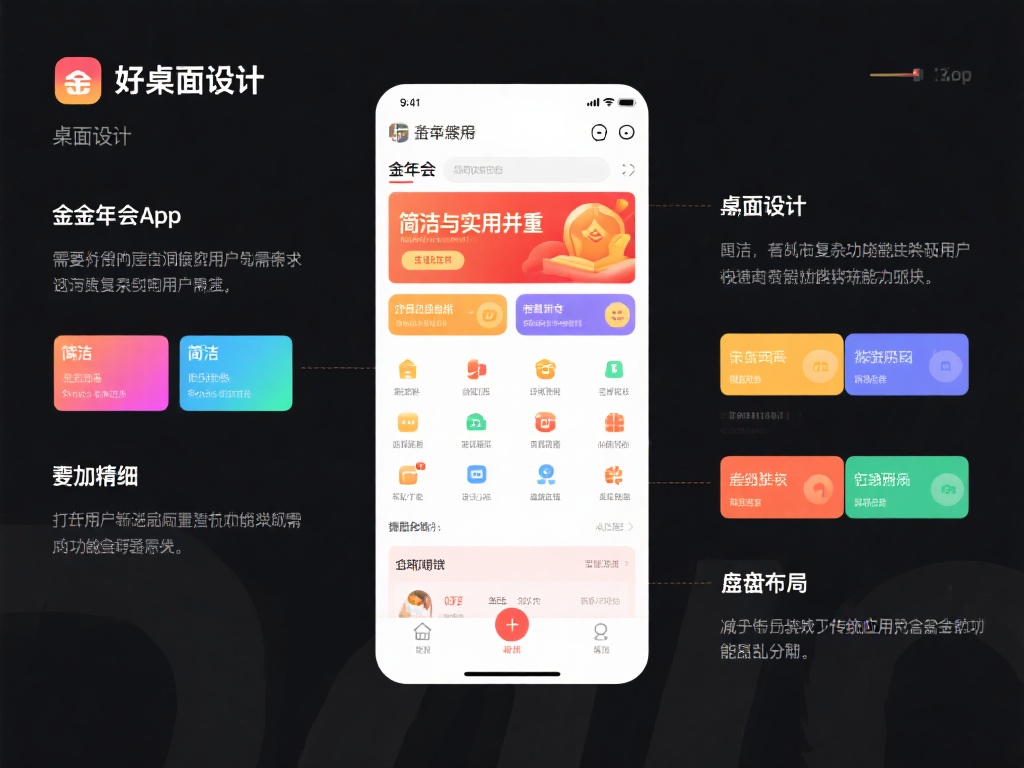 好的桌面设计，需要深刻洞察用户需求。金年会app的