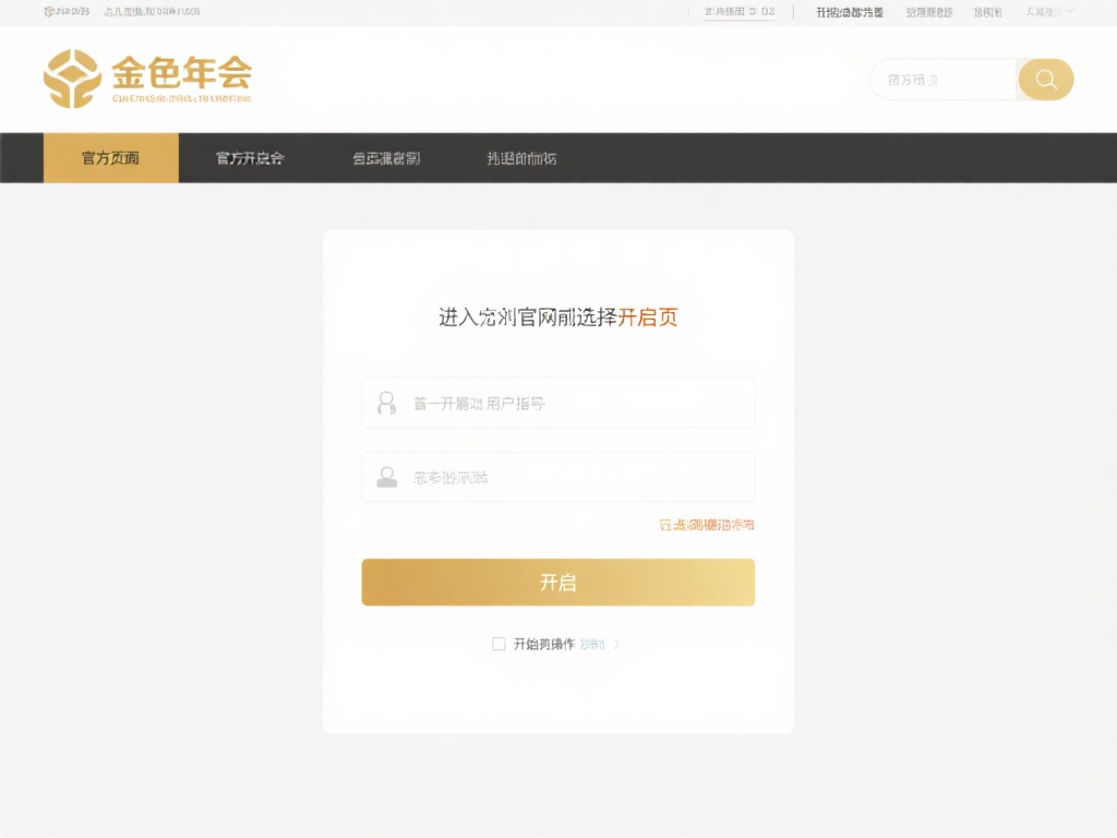 第一步：访问官网并选择开户页
进入金年会主页面后
